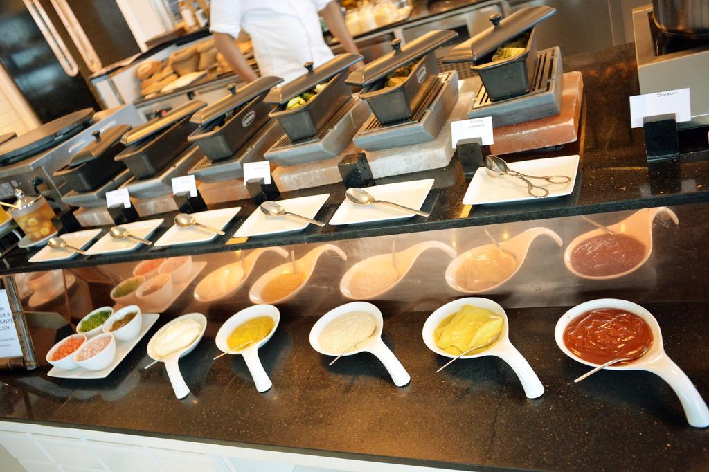The Domain Bahrain Hotel And Spa - Adults Friendly 16 Years Plus Manama Luaran gambar A selection of sauces