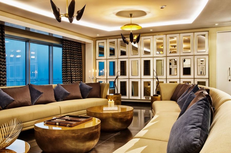 The Domain Bahrain Hotel And Spa - Adults Friendly 16 Years Plus Manama Luaran gambar The living room of a 3-bedroom apartment